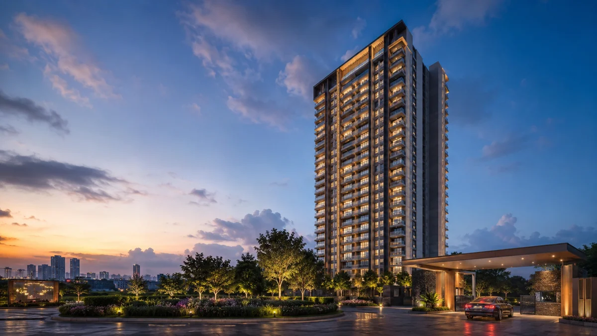Purva Kudlu Gate project exterior reference image
